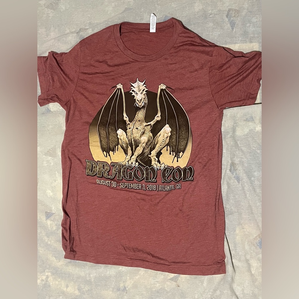 DRAGON CON Volunteer Atlanta Aug 30-Sept 3,2018 Volunteer T-shirt Size Adult M